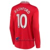 Virallinen Fanipaita Pitkähihainen Manchester United Rashford 10 Kotipelipaita 2022-23 - Miesten